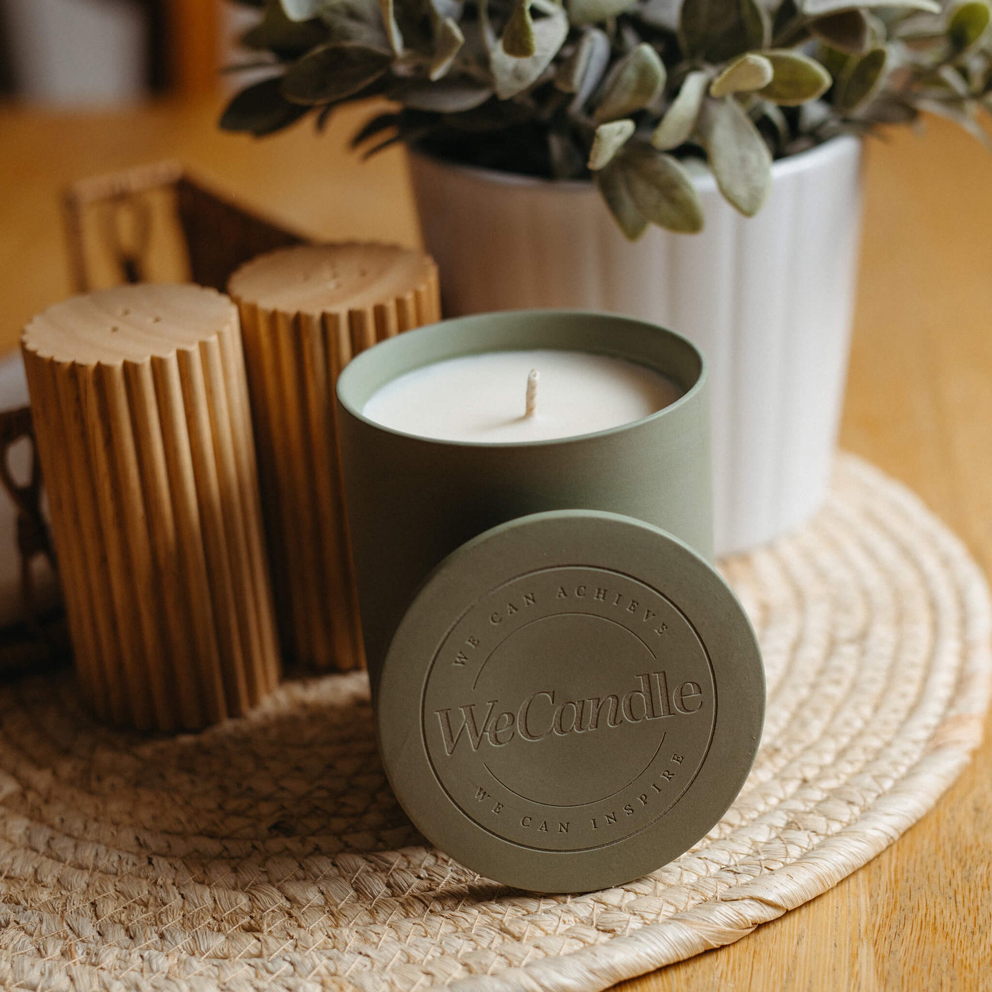 Unscented Handmade Candle